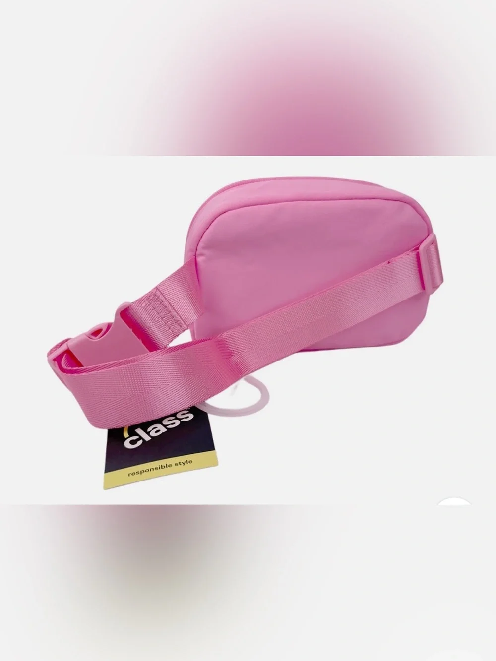 2PCS Girls' Belt Crossbody Bag Fanny Pack Adjustable Strap - Art Class Hot Pink
